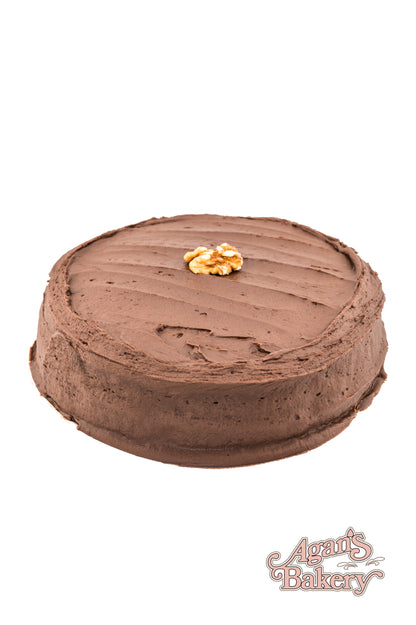 Chocolate Fudge Iced Chocolate Cake (Single Layer)