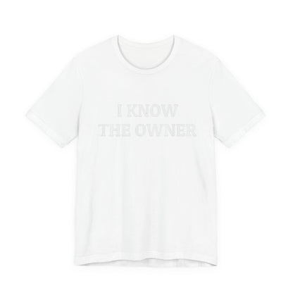 Unisex Jersey Short Sleeve Tee